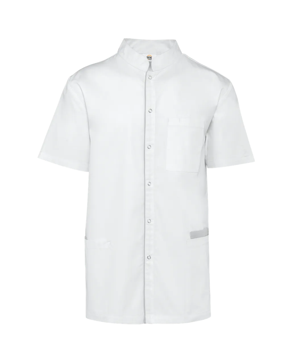 Blouse polycoton avec boutons-pression
