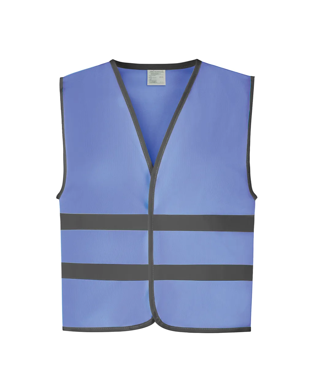 Gilet avec bordures et bandes réfléchissantes