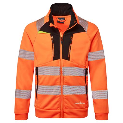 Afbeeldingen van DX4 - Sweat à capuche zippé Haute-Visibilité