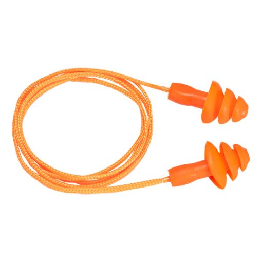 Afbeeldingen van Bouchon d'oreille TPR avec cordon réutilisable