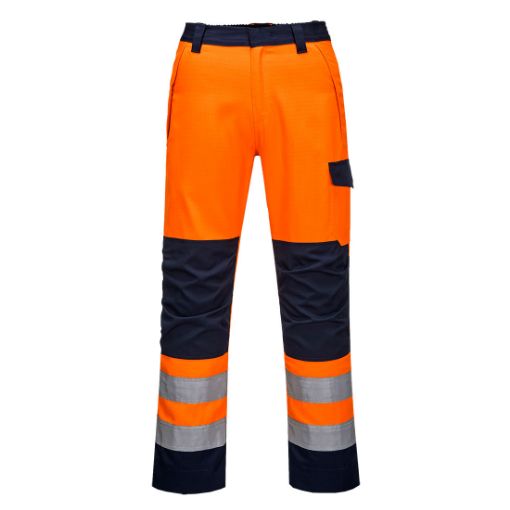 Afbeeldingen van Pantalon Orange/Navy Modaflame RIS