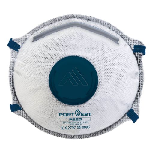 Afbeeldingen van Masque FFP2 à valve Charbon Dolomite