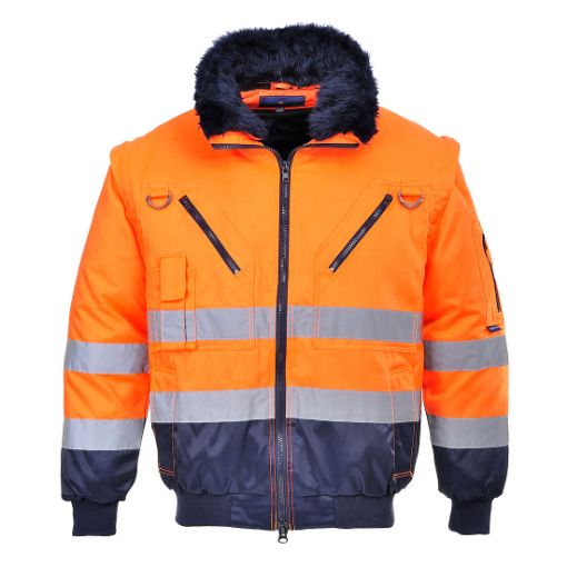 Picture of Blouson pilote 3 en 1 haute visibilité