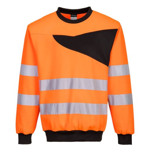 Afbeeldingen van Sweat-shirt haute-visibilité à col rond PW2