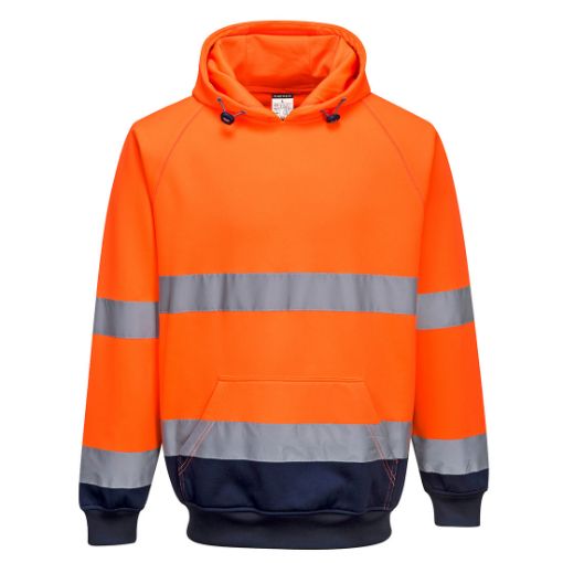 Afbeeldingen van Sweat shirt à capuche bicolore