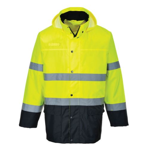 Afbeeldingen van Veste de pluie HV bicolore