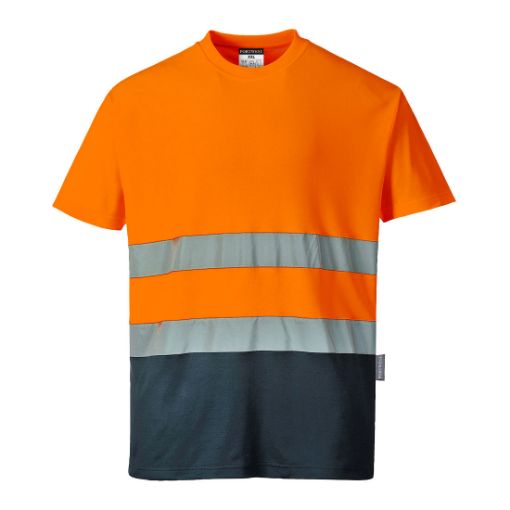 Afbeeldingen van T-shirt coton bicolore