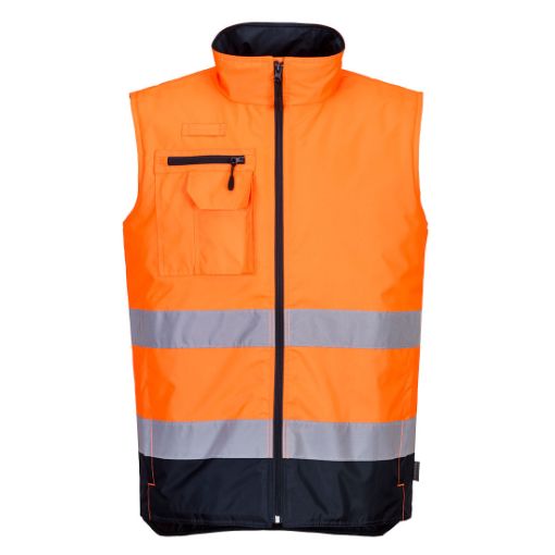 Image de Gilet bodywarmer haute-visibilité bicolore