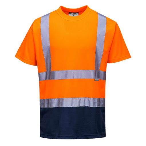 Afbeeldingen van T-shirt bicolore