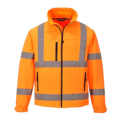 Afbeeldingen van Veste softshell Classic Hi-Vis (3 couches)