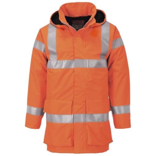 Afbeeldingen van Veste de pluie hi-vis multi lite Bizflame
