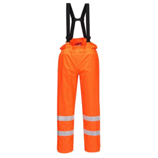 Afbeeldingen van Pantalon Bizflame Rain non doublé Hi-Vis Antistatique FR