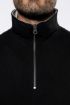 Picture of Trucker > Zip neck piqué sweatshirt