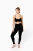 Afbeeldingen van Naadloze dameslegging XS Black