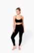 Image de Legging femme sans coutures XXL Black