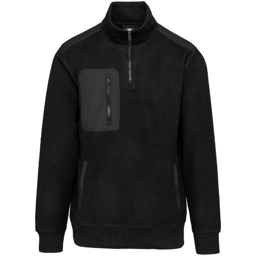 Afbeeldingen van Ecologishe fleece met ritskraag unisex