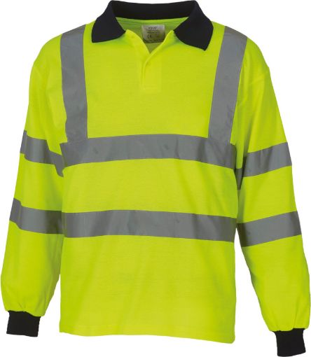 Afbeeldingen van High Visibility polo lange mouwen