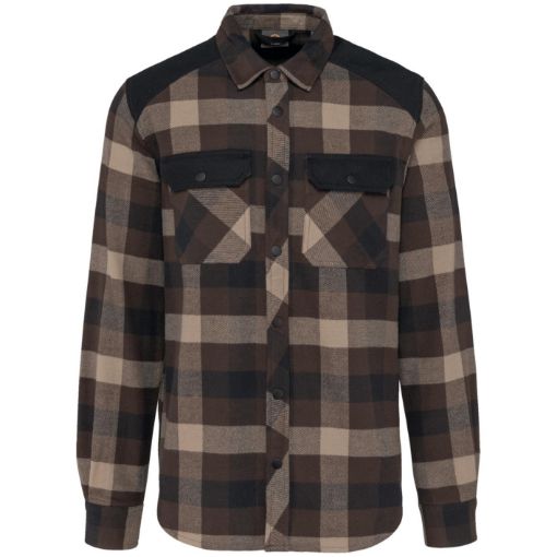 Afbeeldingen van Geruit overshirt met zakken