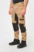 Afbeeldingen van Gerecycled performance heren  werkbroek 38 FR Black