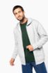 Afbeeldingen van Gerecycled sweater met rits en capuchon uniseks