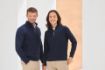 Picture of Unisex zipped neck sweatshirt