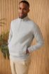 Picture of Unisex zipped neck sweatshirt