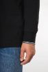Afbeeldingen van Heren polo van piquétricot met lange mouwen