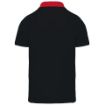 Afbeeldingen van Tweekleurige herenpolo jersey