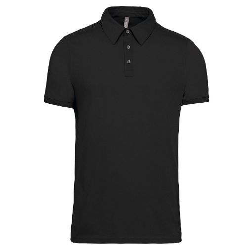 Picture of Men's short sleeved jersey polo shirt