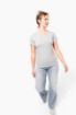 Afbeeldingen van Dames-t-shirt V-hals korte mouwen