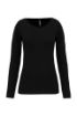 Afbeeldingen van Dames-t-shirt ronde hals lange mouwen