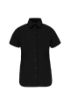 Afbeeldingen van Dames stretch blouse korte mouwen