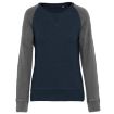 Picture of Ladies' two-tone French Terry organic crew neck raglan sleeve sweatshirt