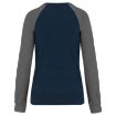 Picture of Ladies' two-tone French Terry organic crew neck raglan sleeve sweatshirt