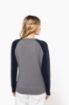 Picture of Ladies' two-tone French Terry organic crew neck raglan sleeve sweatshirt