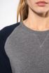 Picture of Ladies' two-tone French Terry organic crew neck raglan sleeve sweatshirt