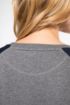 Picture of Ladies' two-tone French Terry organic crew neck raglan sleeve sweatshirt
