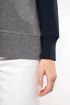 Picture of Ladies' two-tone French Terry organic crew neck raglan sleeve sweatshirt
