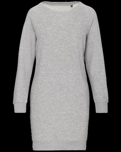 Afbeeldingen van Bio fleece lounge jurk