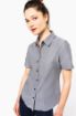 Afbeeldingen van Dames Oxford blouse korte mouwen