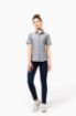 Afbeeldingen van Dames Oxford blouse korte mouwen