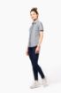 Afbeeldingen van Dames Oxford blouse korte mouwen