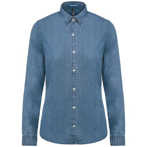 Afbeeldingen van Damesblouse Denim