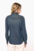 Afbeeldingen van Dames denim blouse lange mouwen