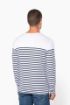 Afbeeldingen van Gestreept heren-t-shirt lange mouwen