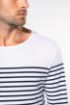 Afbeeldingen van Gestreept heren-t-shirt lange mouwen