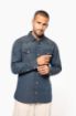 Picture of Men's long-sleeved denim shirt