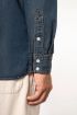 Picture of Men's long-sleeved denim shirt