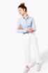 Afbeeldingen van Dames stretch blouse lange mouwen