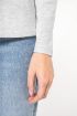 Afbeeldingen van Dames T-shirt ronde hals lange mouwen